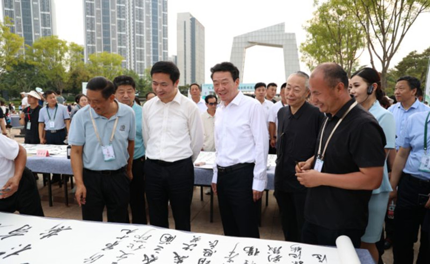 临沂市青年联合会文化艺术界别参加第十九届书圣文化节